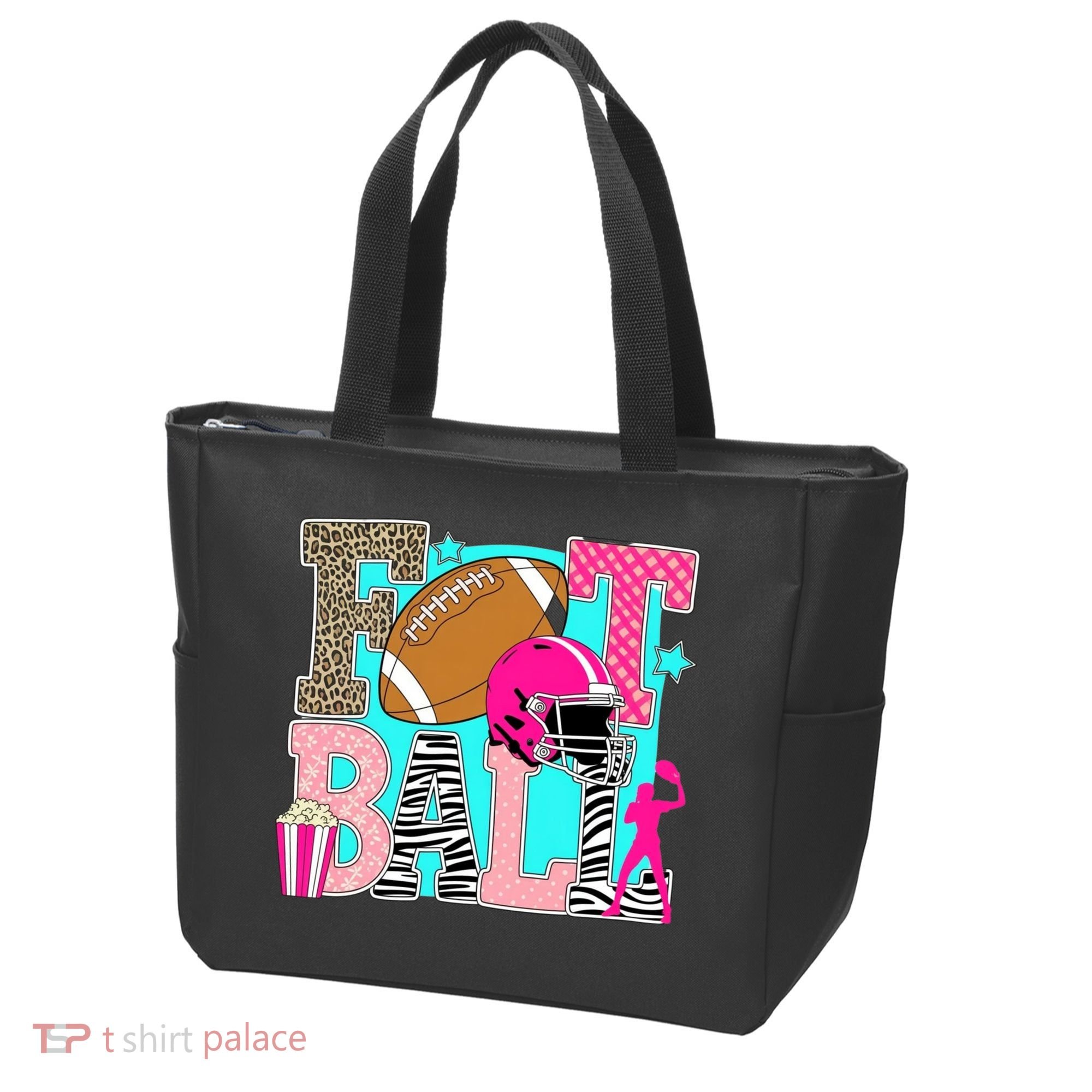 Preppy Football Retro Game Cute Tote Bag