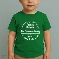 Personalized Family Reunion A Little Bit Crazy Little Bit Loud Whole Lotta Love Toddler T-Shirt thumb 2