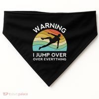 Parkour Free Running Training Traceur Retro Sport Flip USA-Made Doggie Bandana thumb 0