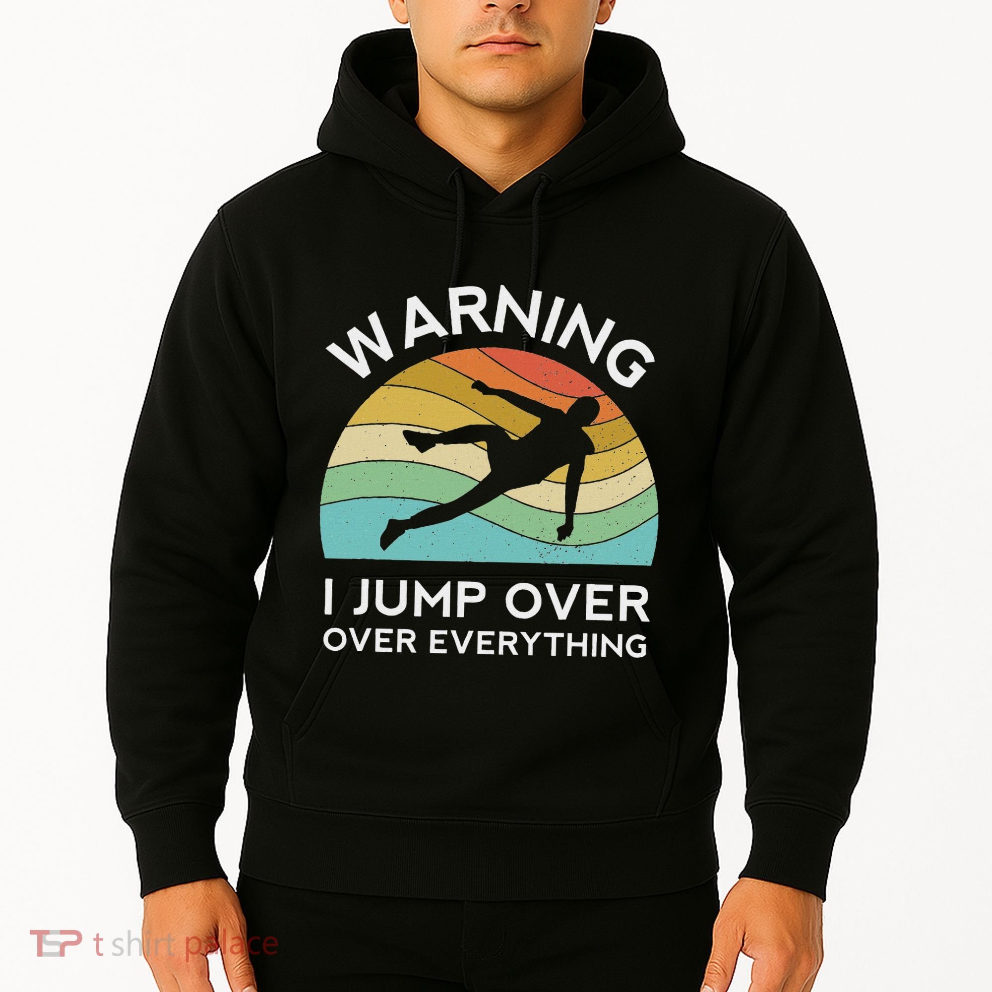 Parkour Free Running Training Traceur Retro Sport Flip Hoodie