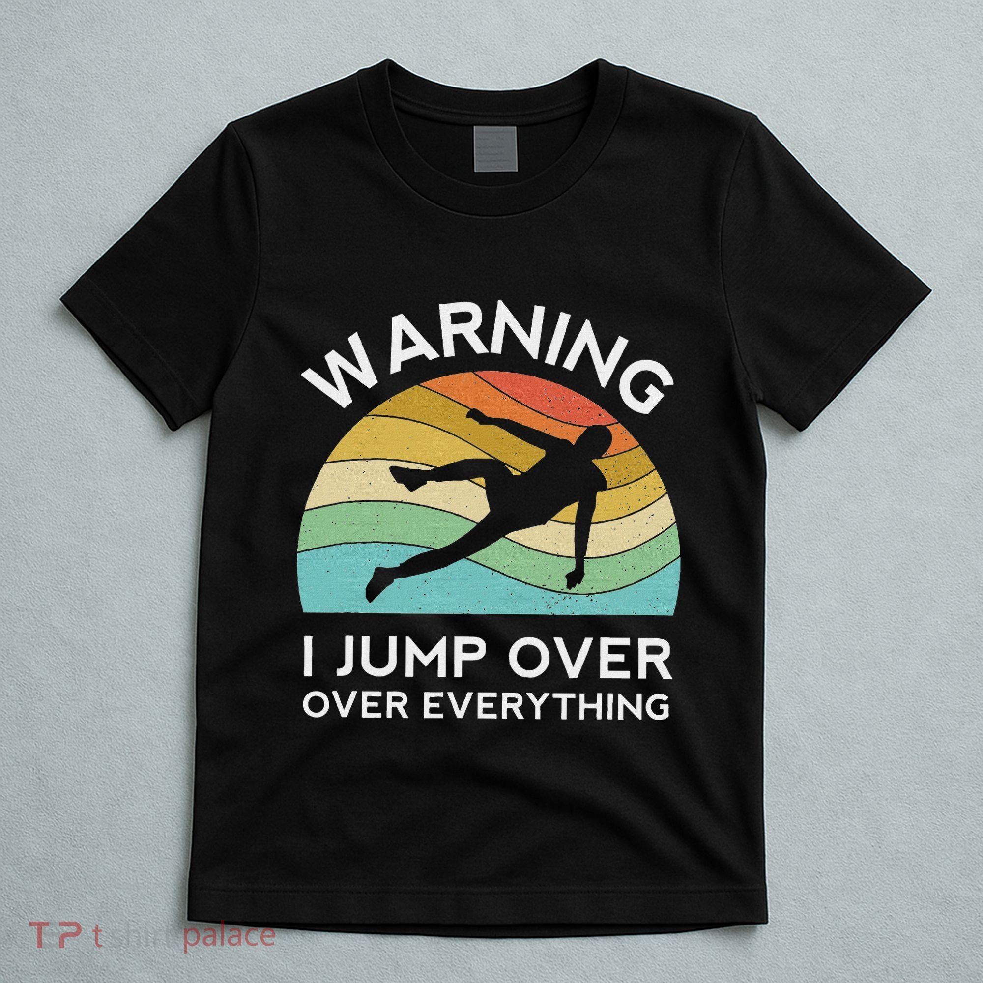 Parkour Free Running Training Traceur Retro Sport Flip T-Shirt