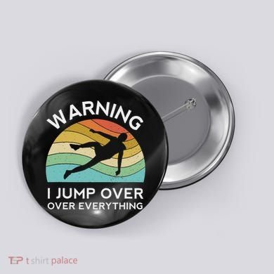 Parkour Free Running Training Traceur Retro Sport Flip Button