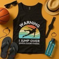 Parkour Free Running Training Traceur Retro Sport Flip Tank Top thumb 4