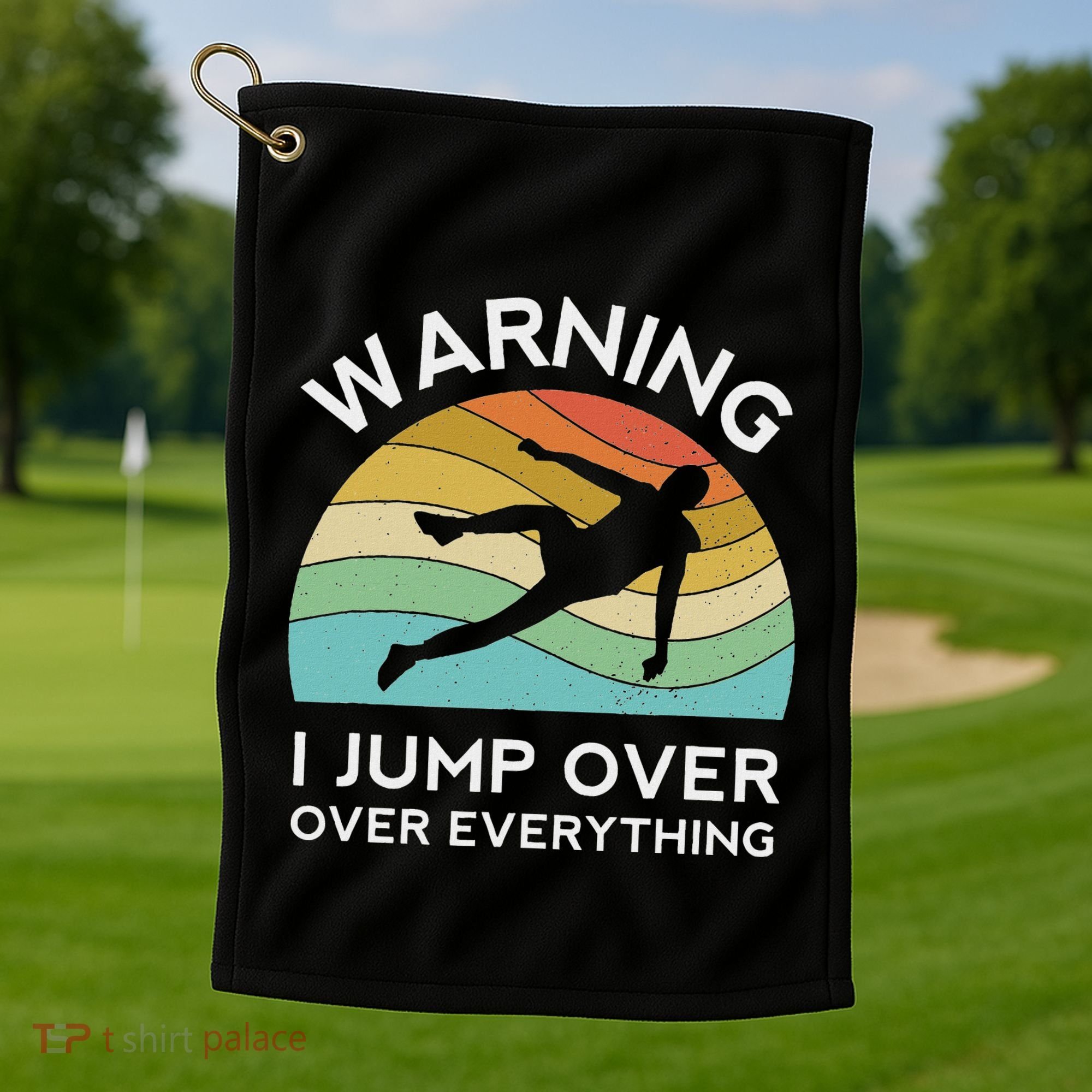 Parkour Free Running Training Traceur Retro Sport Flip Golf Towel