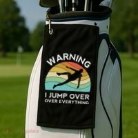Parkour Free Running Training Traceur Retro Sport Flip Golf Towel thumb 2