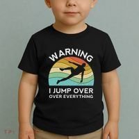 Parkour Free Running Training Traceur Retro Sport Flip Toddler T-Shirt thumb 2