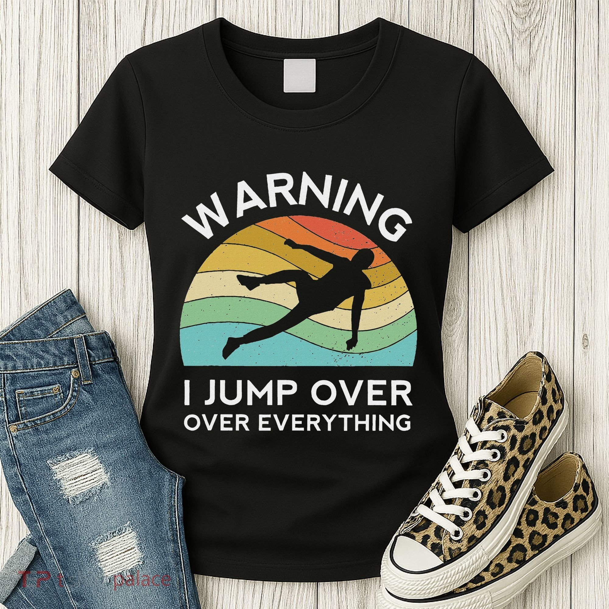 Parkour Free Running Training Traceur Retro Sport Flip Women's T-Shirt