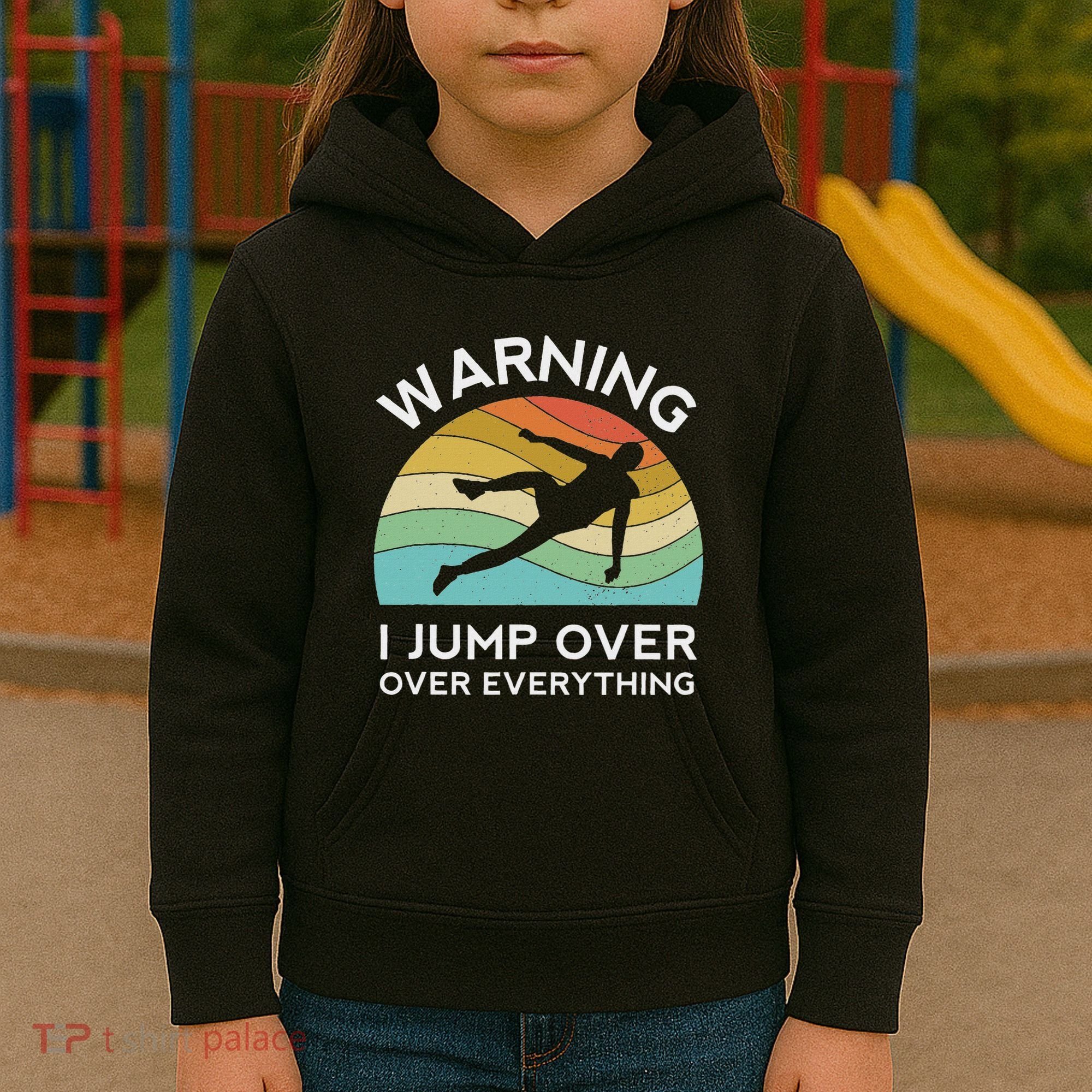 Parkour Free Running Training Traceur Retro Sport Flip Kids Hoodie