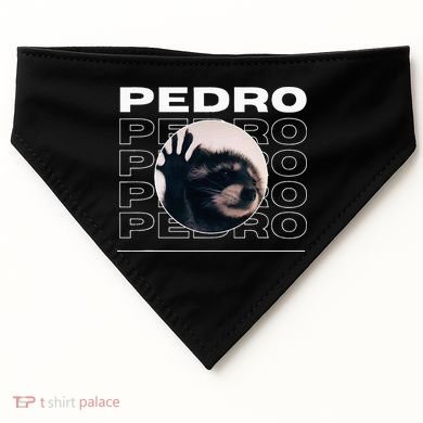 Pedro Funny Raccoon Dancing Meme USA-Made Doggie Bandana