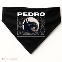 Pedro Funny Raccoon Dancing Meme USA-Made Doggie Bandana thumb 0