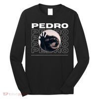 Pedro Funny Raccoon Dancing Meme Long Sleeve Shirt thumb 0