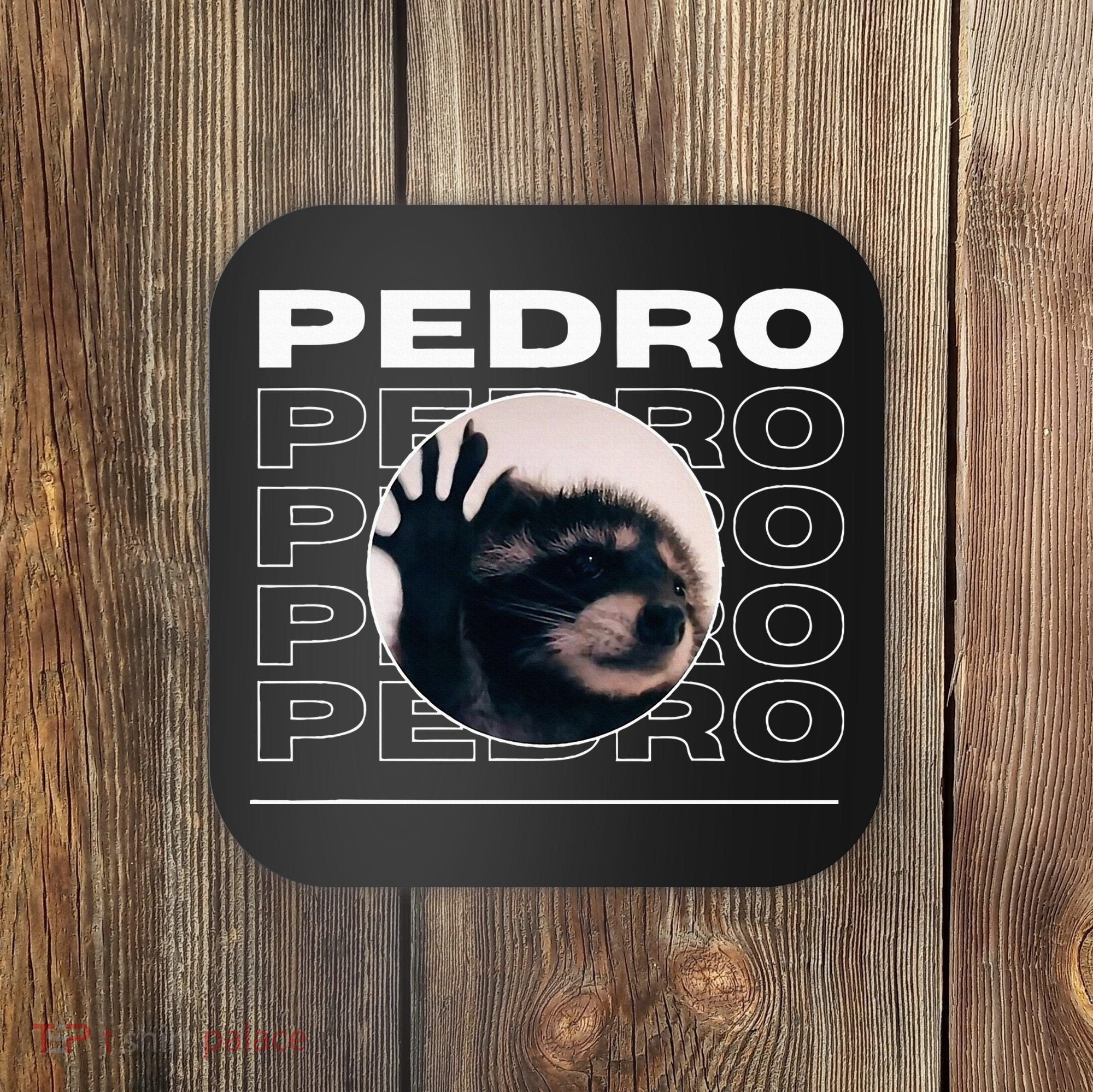 Pedro Funny Raccoon Dancing Meme Coaster