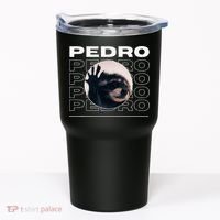 Pedro Funny Raccoon Dancing Meme Tumbler thumb 0