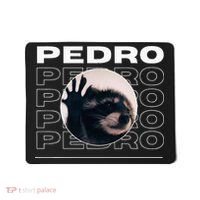 Pedro Funny Raccoon Dancing Meme Mousepad thumb 0