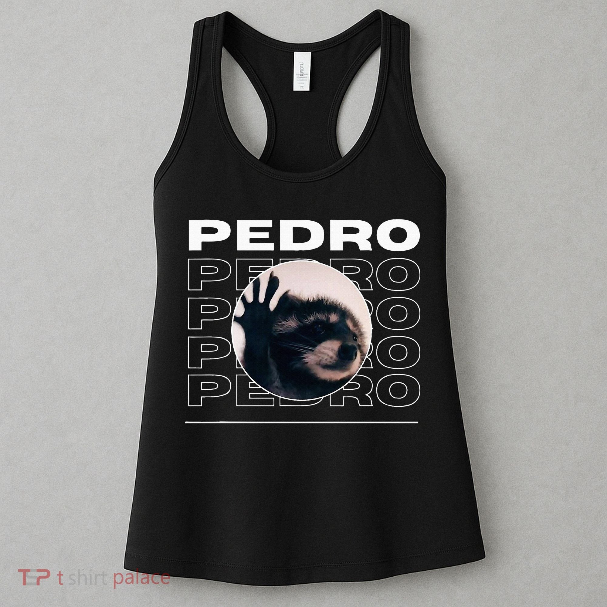 Pedro Funny Raccoon Dancing Meme Women's Tank Top