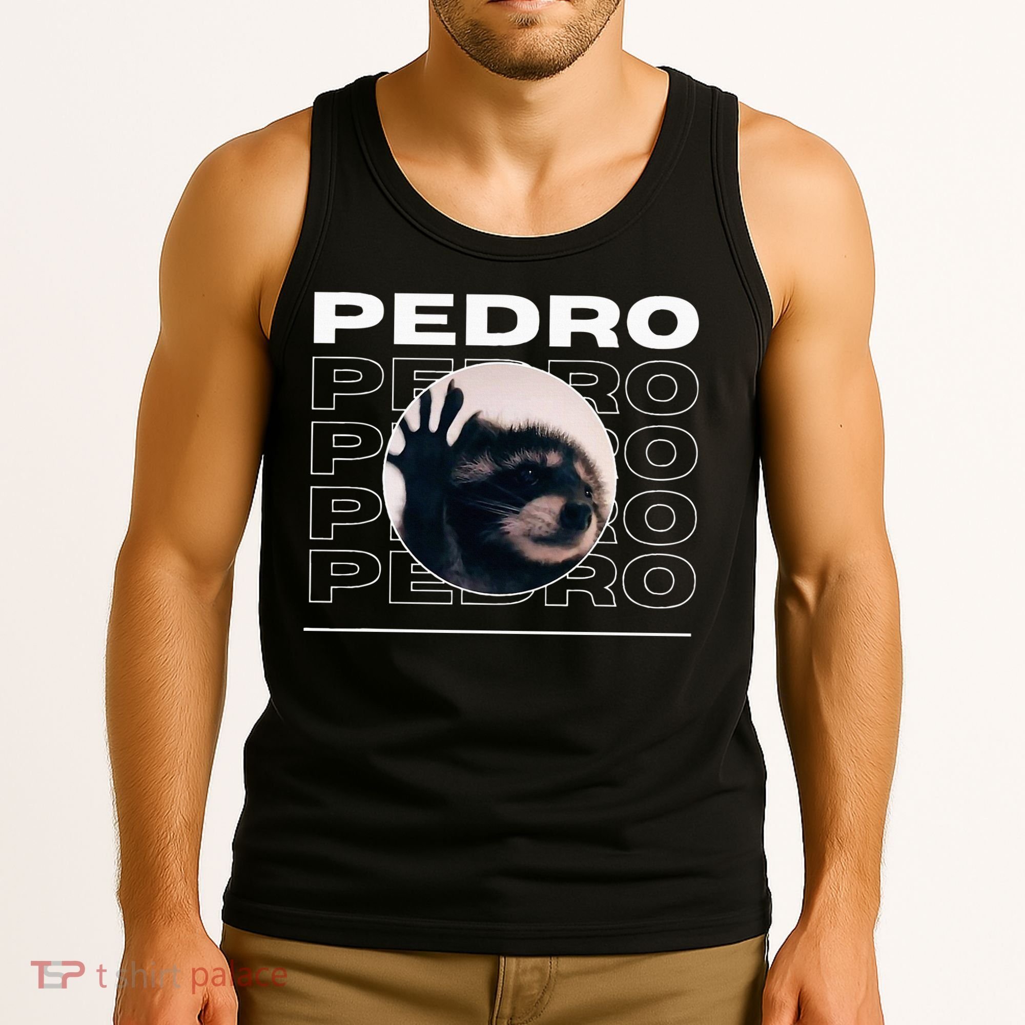 Pedro Funny Raccoon Dancing Meme Tank Top