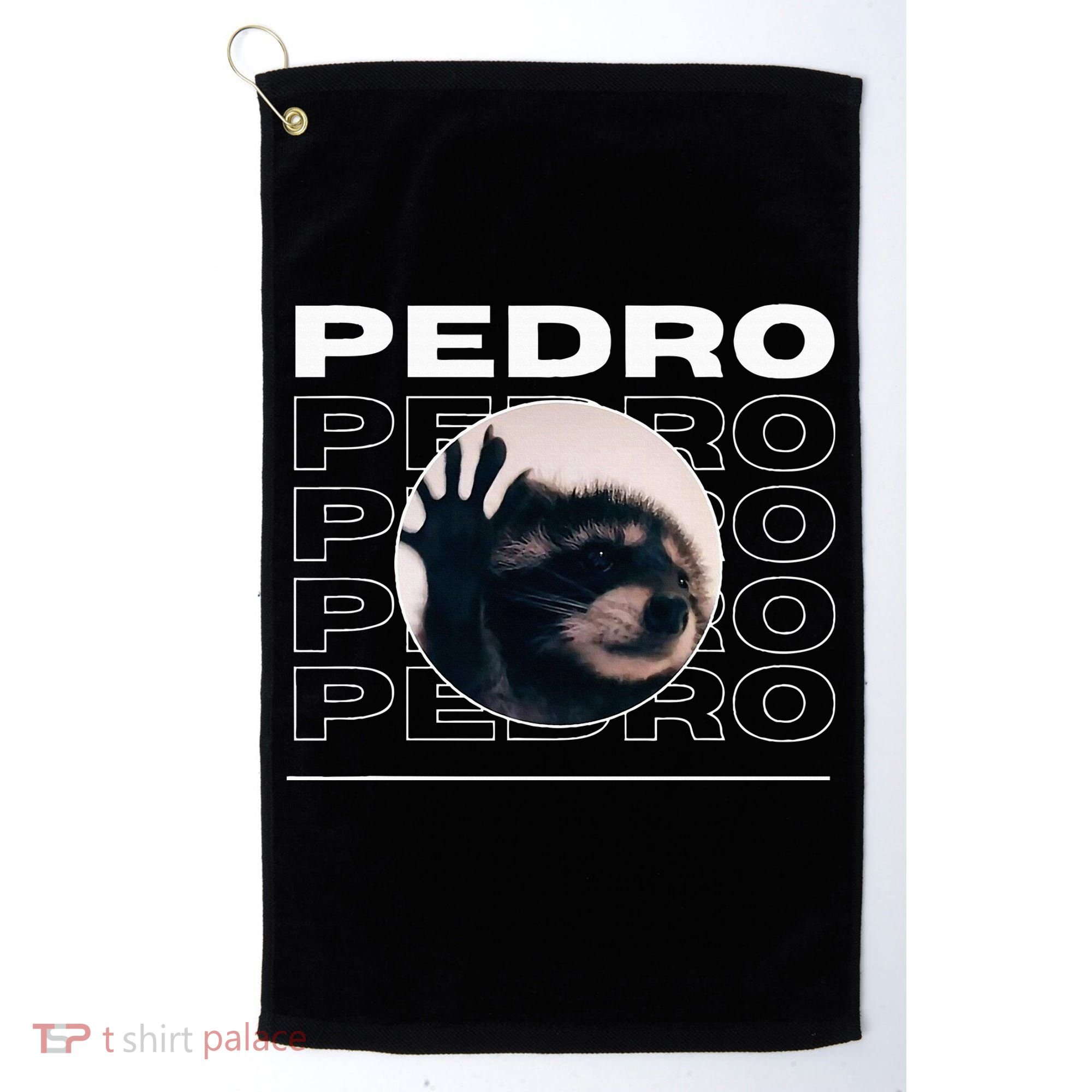 Pedro Funny Raccoon Dancing Meme Golf Towel