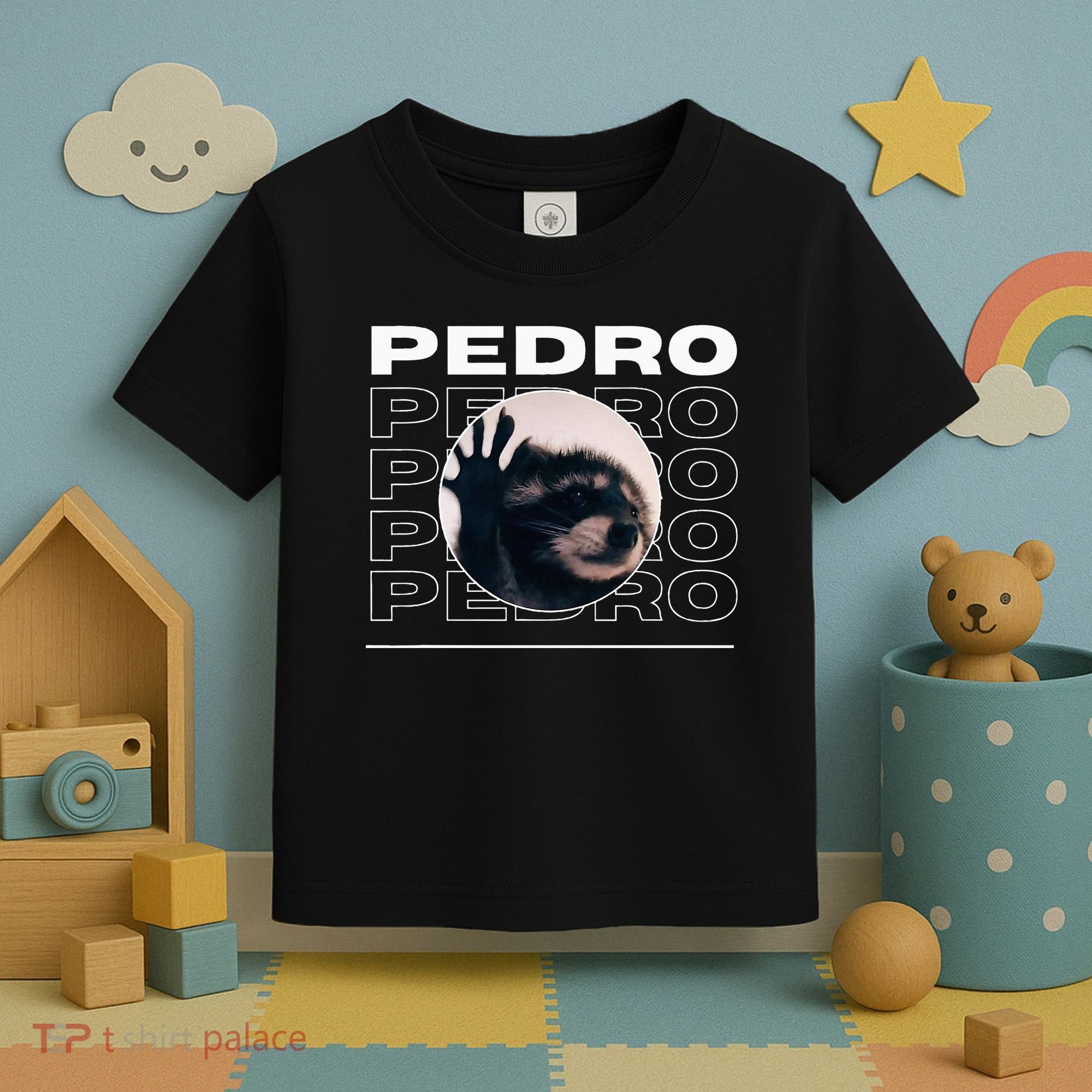 Pedro Funny Raccoon Dancing Meme Toddler T-Shirt