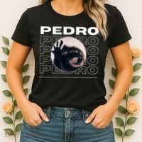 Pedro Funny Raccoon Dancing Meme Women's T-Shirt thumb 2