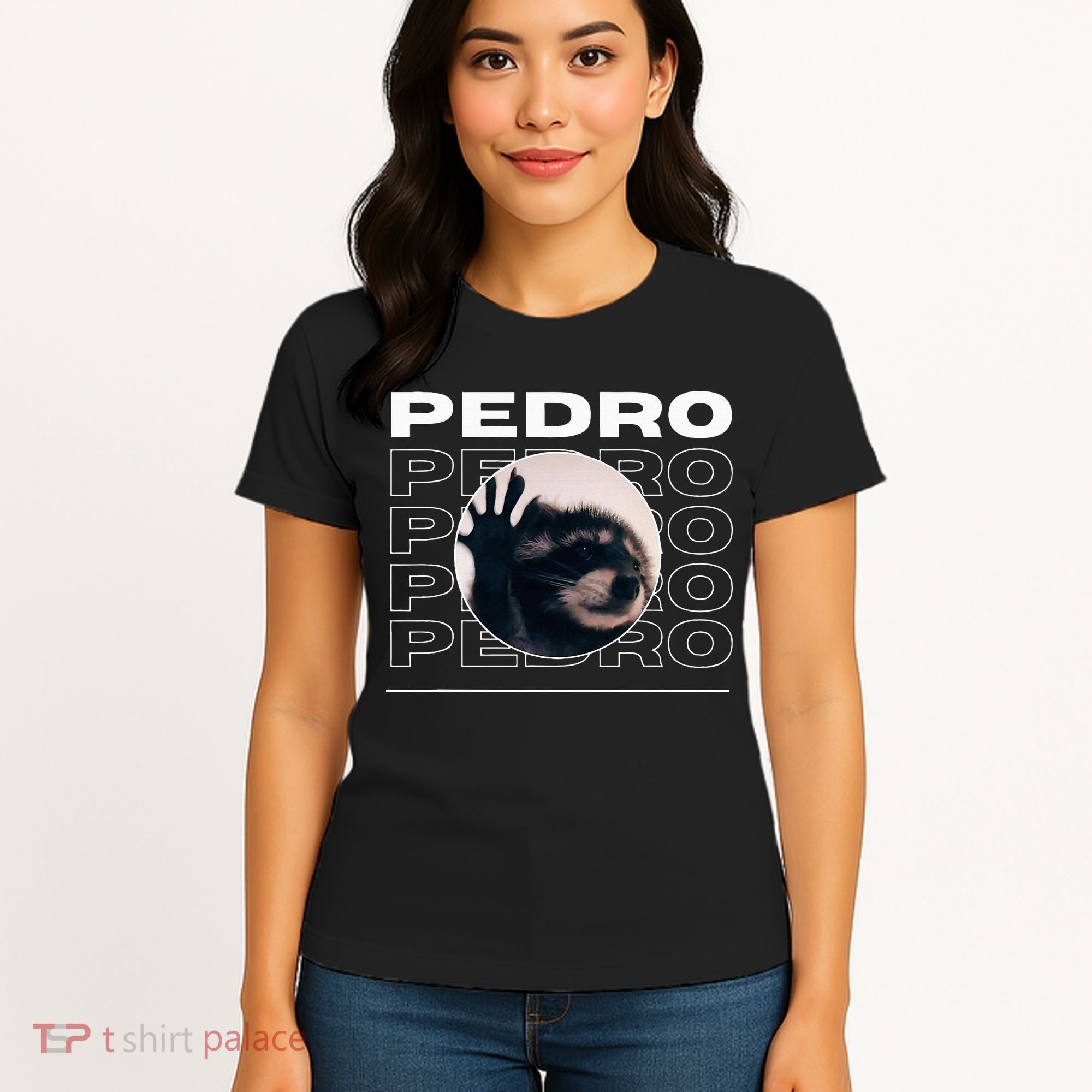 Pedro Funny Raccoon Dancing Meme Women's T-Shirt