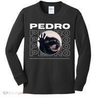Pedro Funny Raccoon Dancing Meme Kids Long Sleeve Shirt thumb 0