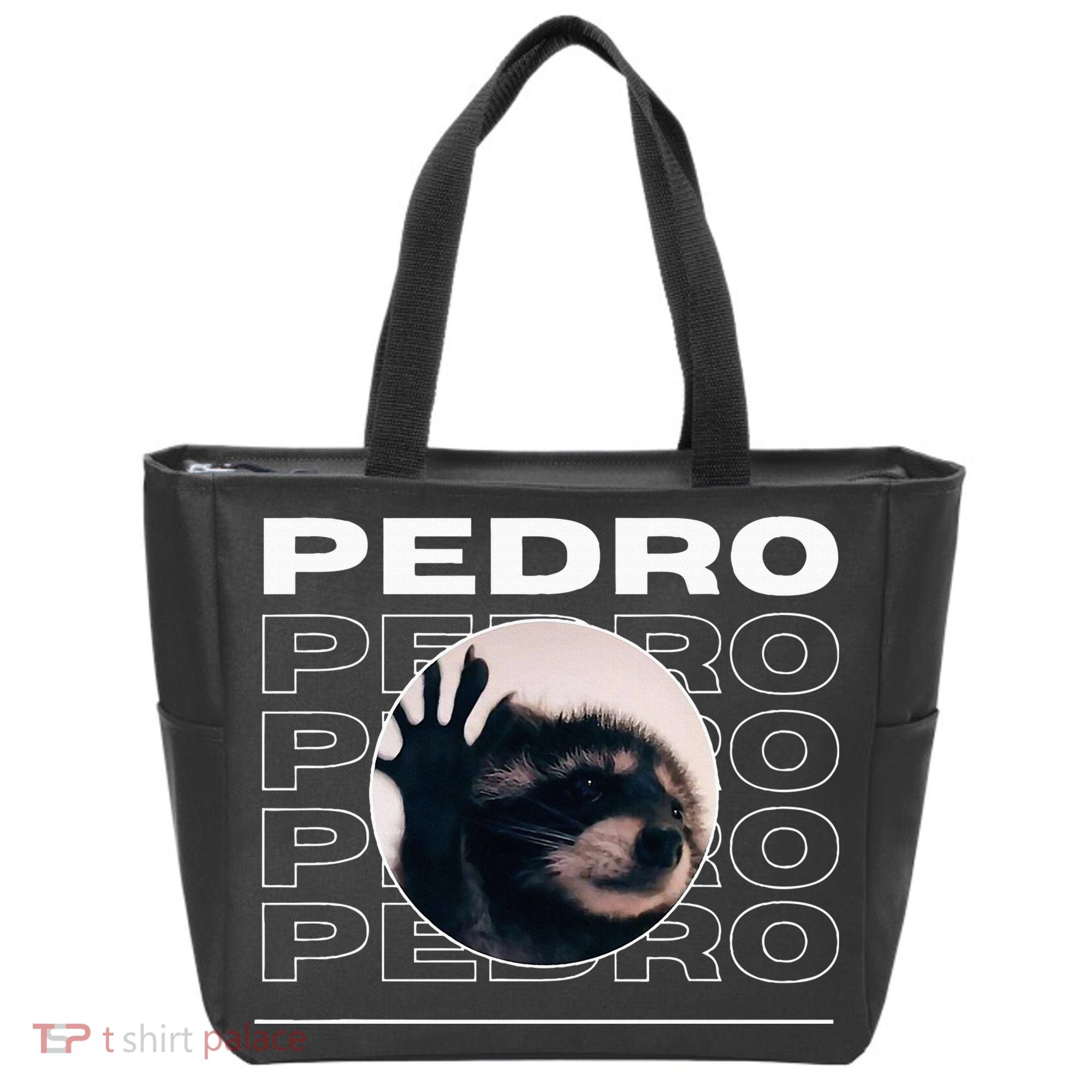 Pedro Funny Raccoon Dancing Meme Tote Bag