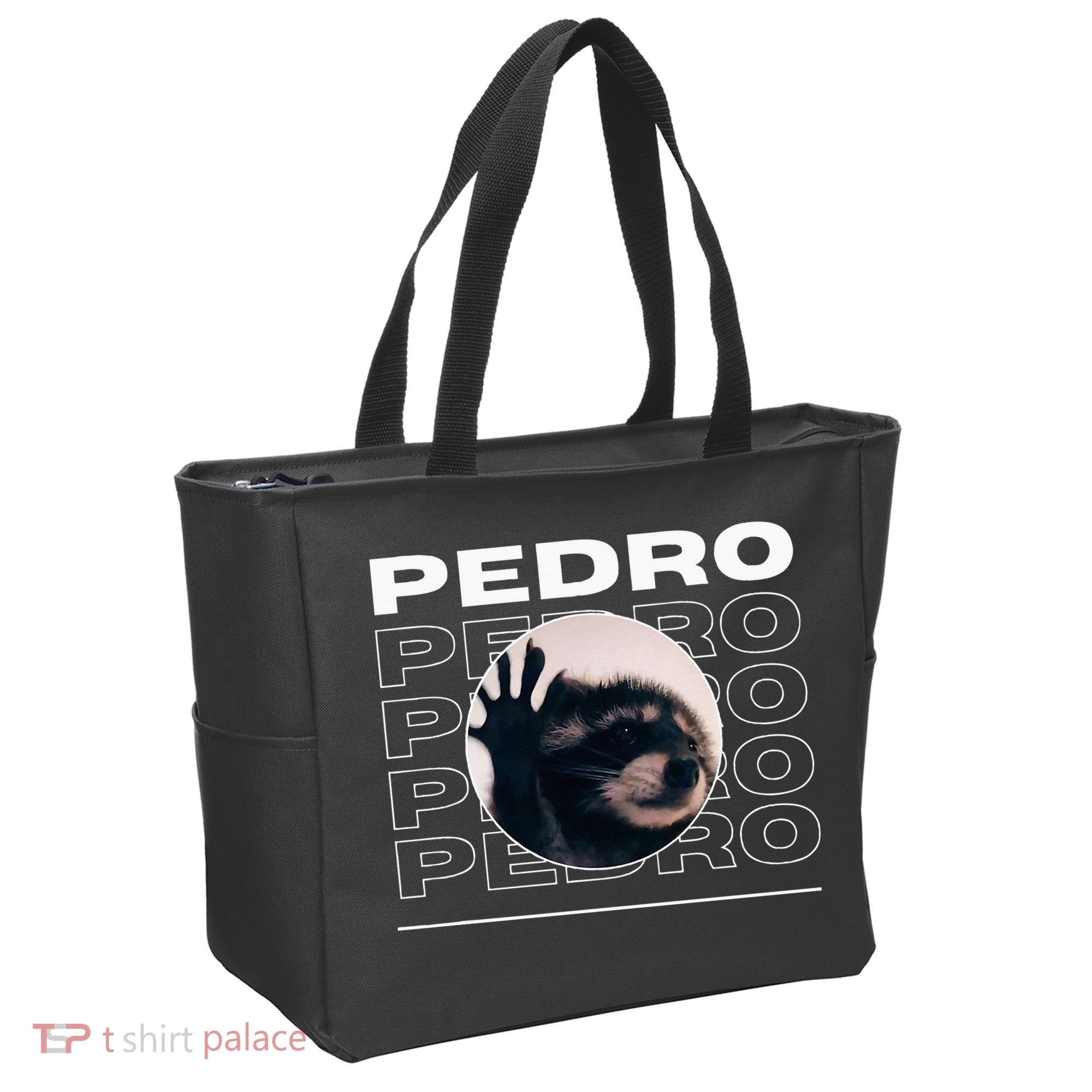 Pedro Funny Raccoon Dancing Meme Tote Bag