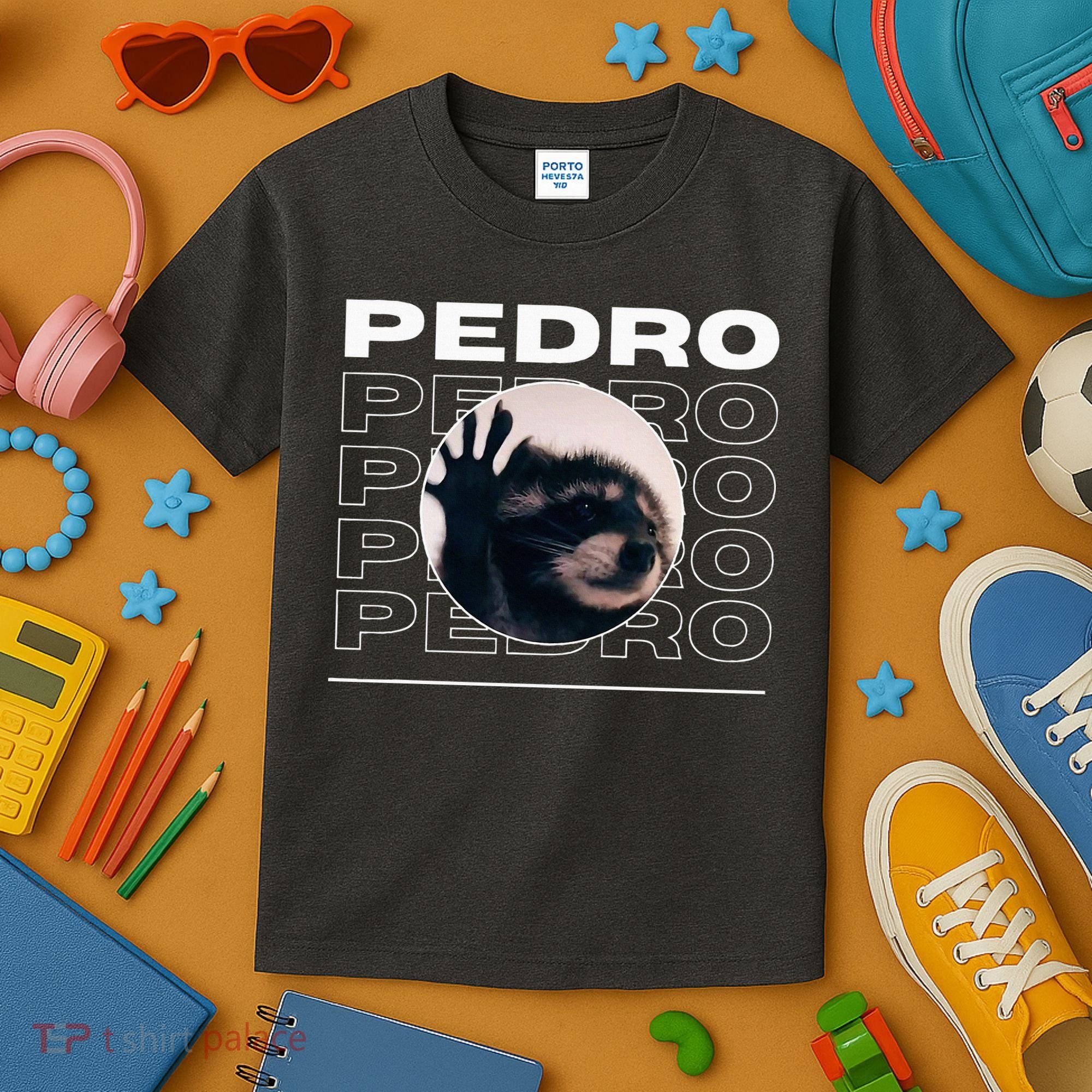 Pedro Funny Raccoon Dancing Meme Kids T-Shirt