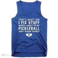 Pickleball Funny Saying Grandpa FatherS Day Gift Tank Top thumb 0