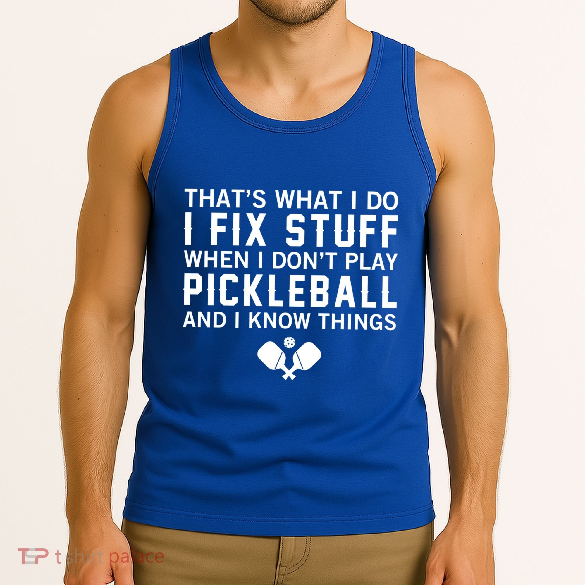 Pickleball Funny Saying Grandpa FatherS Day Gift Tank Top