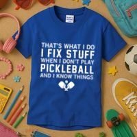 Pickleball Funny Saying Grandpa FatherS Day Gift Kids T-Shirt thumb 3
