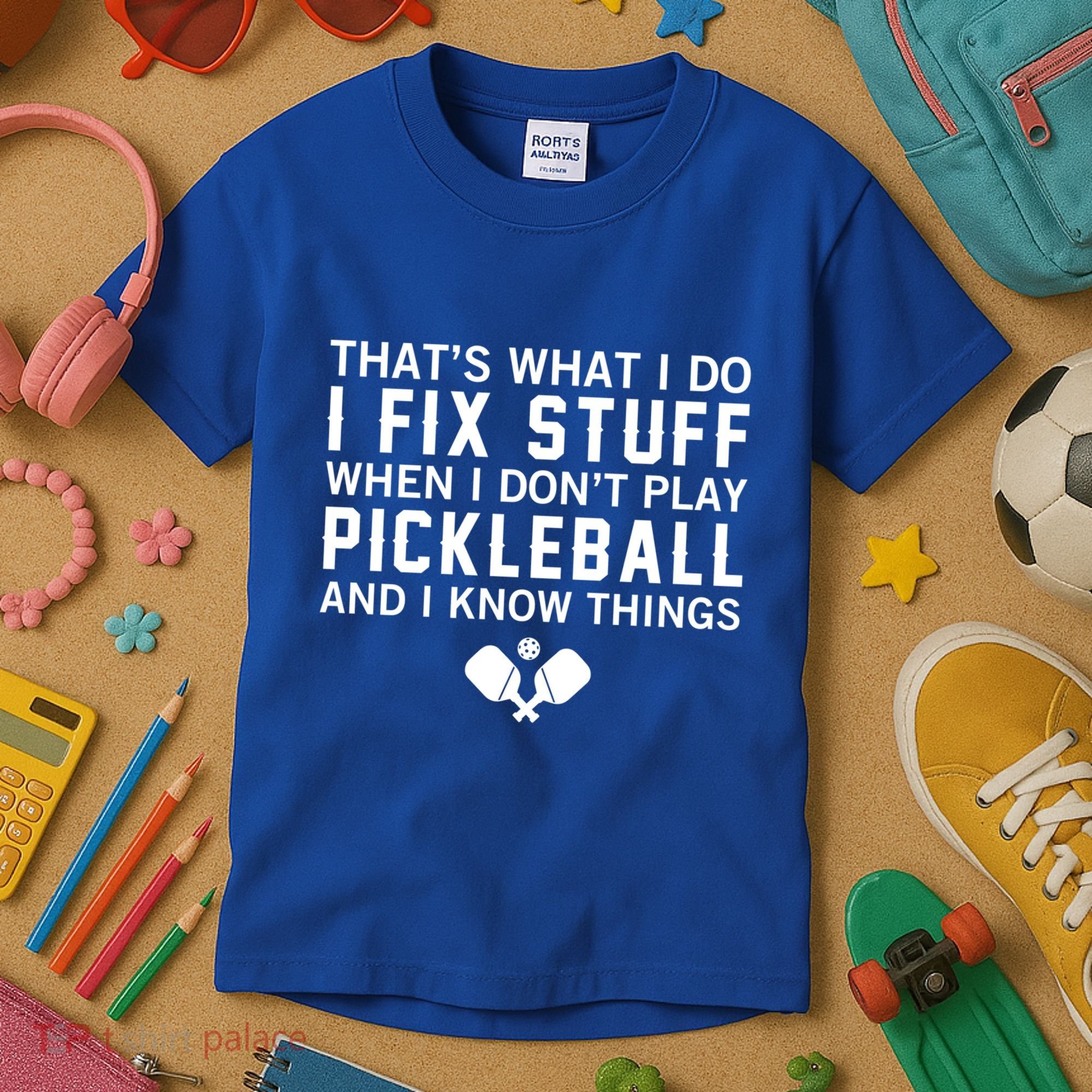 Pickleball Funny Saying Grandpa FatherS Day Gift Kids T-Shirt