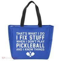 Pickleball Funny Saying Grandpa FatherS Day Gift Tote Bag thumb 0