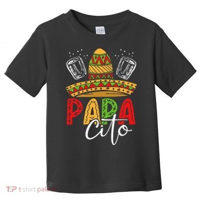 Papacito Funny Sombrero Design Fiesta Cinco De Mayo Toddler T-Shirt