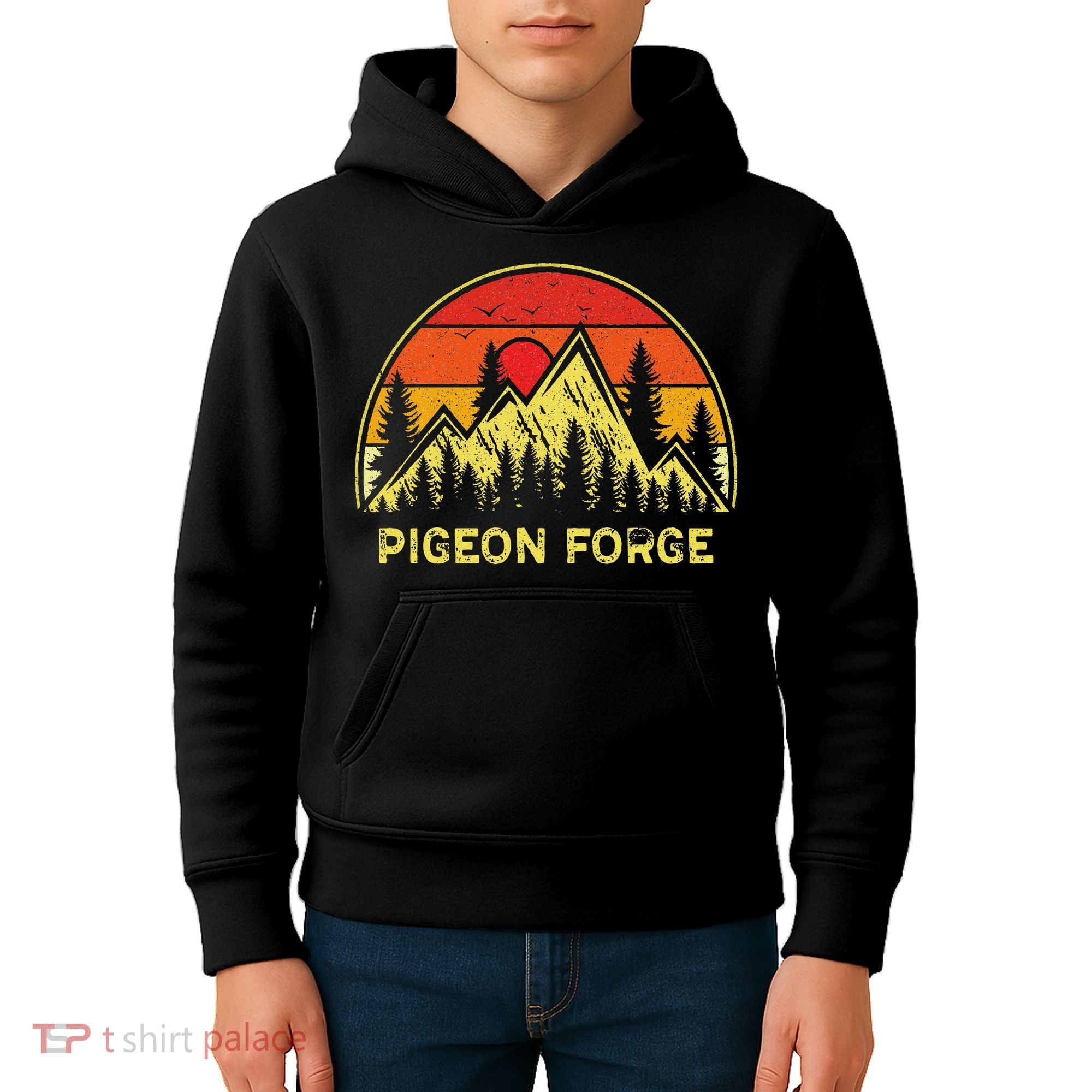 Pigeon Forge Souvenirs Great Smoky Mountains Tennessee Tn Kids Hoodie