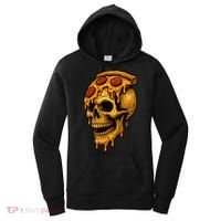 Pizza Food Skull Horror Women's Hoodie thumb 0