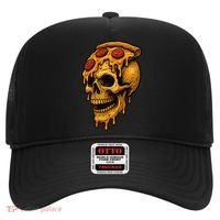Pizza Food Skull Horror Hat thumb 0