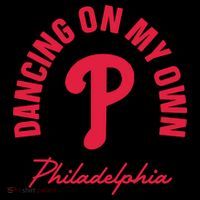 Philadelphia Funny Saying Dancing on My Own Baby Bodysuit thumb 2