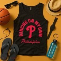 Philadelphia Funny Saying Dancing on My Own Tank Top thumb 4