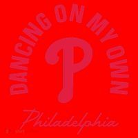 Philadelphia Funny Saying Dancing on My Own Santa Hat thumb 1