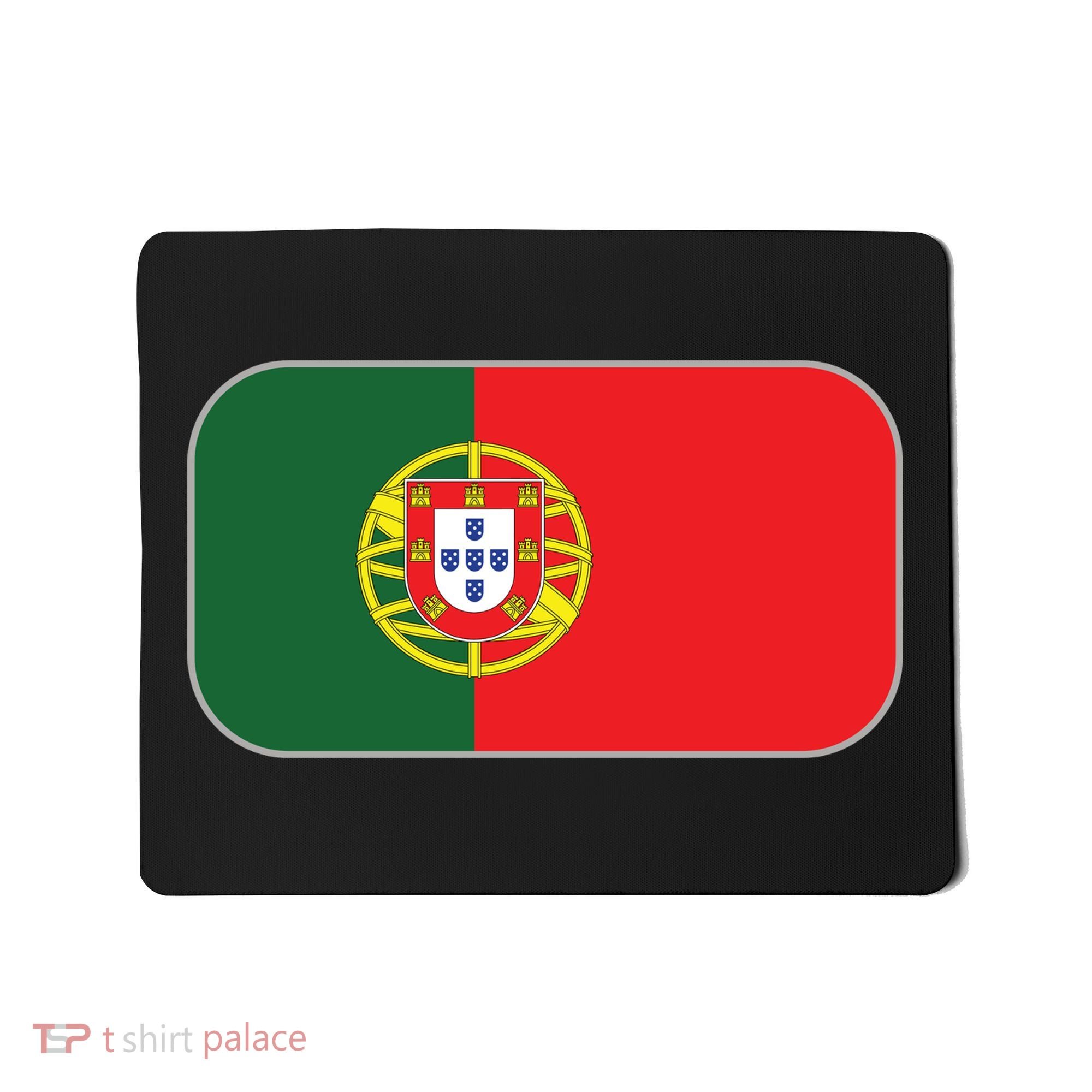 Portugal Flag Soccer Portuguese Flag Mousepad