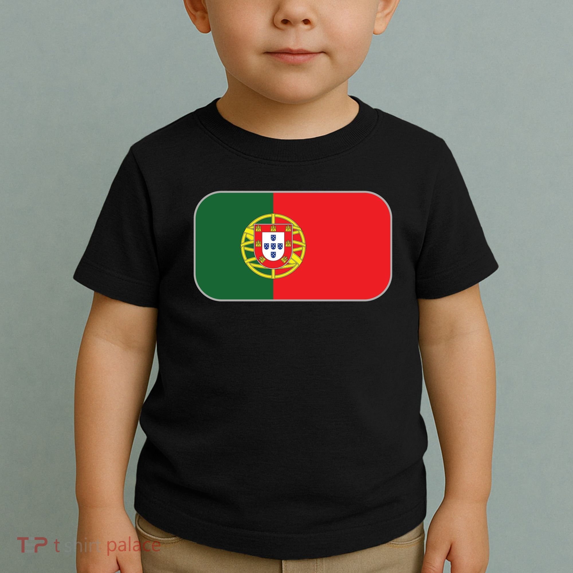 Portugal Flag Soccer Portuguese Flag Toddler T-Shirt