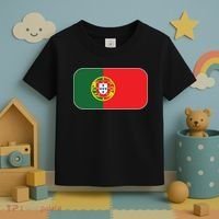 Portugal Flag Soccer Portuguese Flag Toddler T-Shirt thumb 3