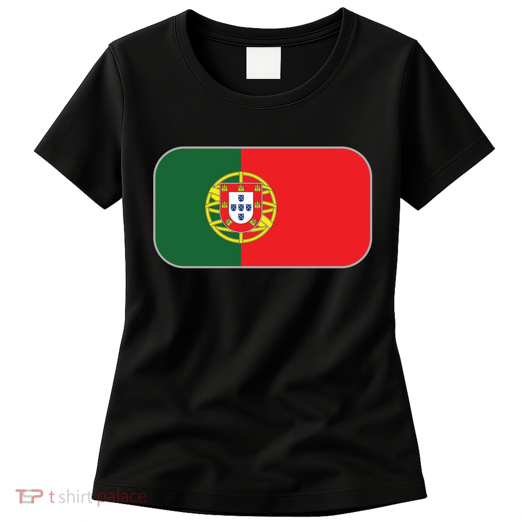 Portugal Flag Soccer Portuguese Flag Women's T-Shirt