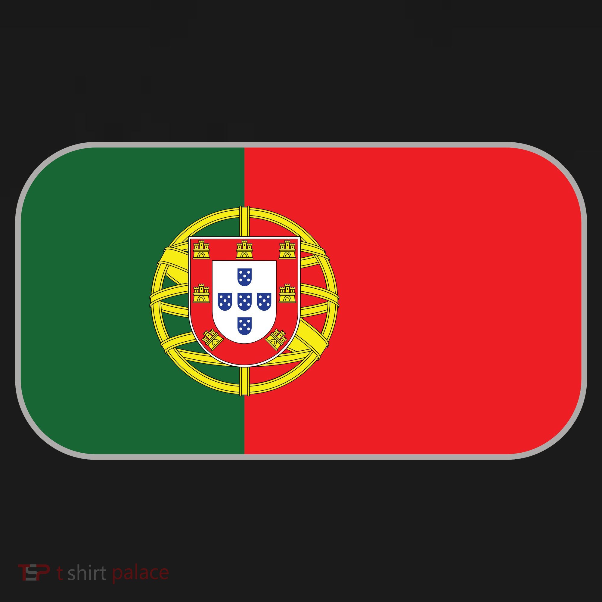 Portugal Flag Soccer Portuguese Flag Kids T-Shirt