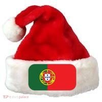 Portugal Flag Soccer Portuguese Flag Santa Hat thumb 0