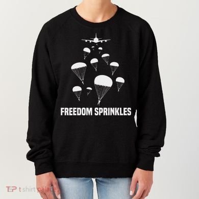Paratrooper Freedom Sprinkles 82nd 101st Airborne Women's Sweatshirt