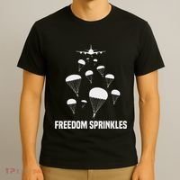 Paratrooper Freedom Sprinkles 82nd 101st Airborne T-Shirt thumb 3