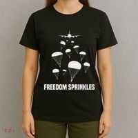 Paratrooper Freedom Sprinkles 82nd 101st Airborne T-Shirt thumb 4