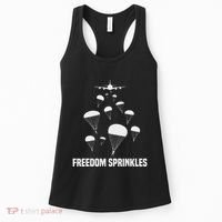 Paratrooper Freedom Sprinkles 82nd 101st Airborne Women's Tank Top thumb 0
